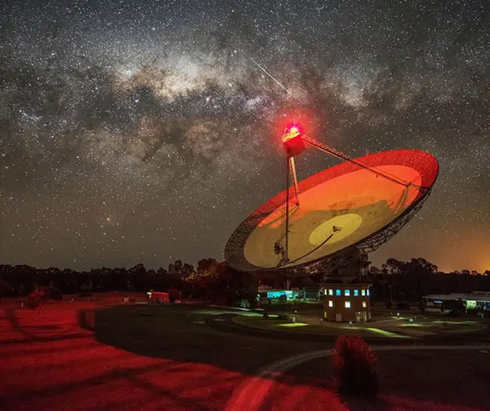 The Parkes Observatory in Australia detected radio signals from Proxima Centauri