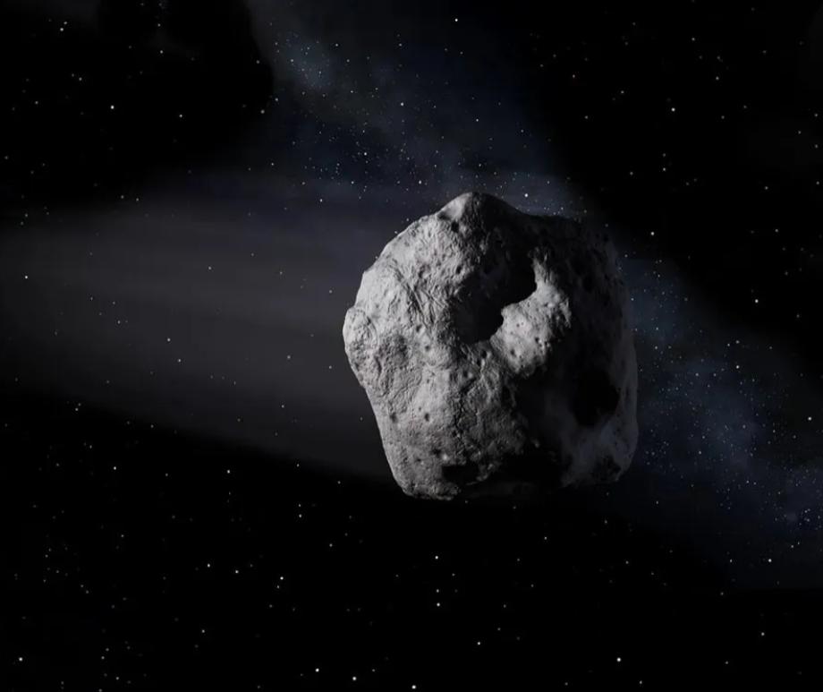 Typically, asteroids — like the one depicted in this artist’s concept — originate from the main asteroid belt between the orbits of Mars and Jupiter, but some may come from the Moon's surface