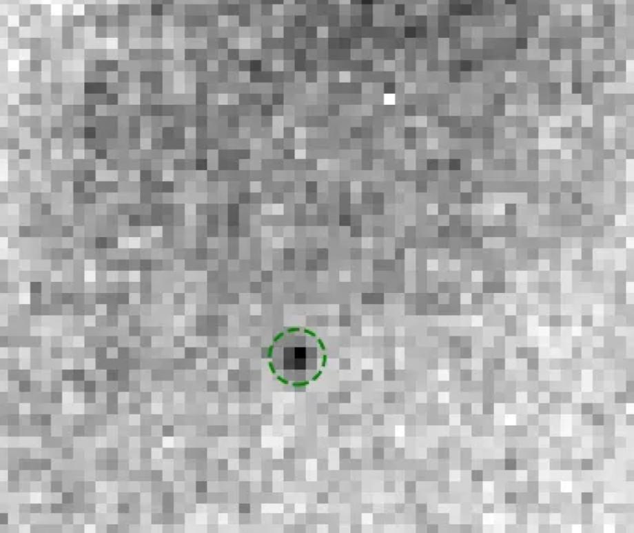 The JWST spotted asteroid 2024 YR4 on Feb. 18. (Image credit: NASA, ESA, CSA, STScI, M. Micheli (ESA NEOCC))