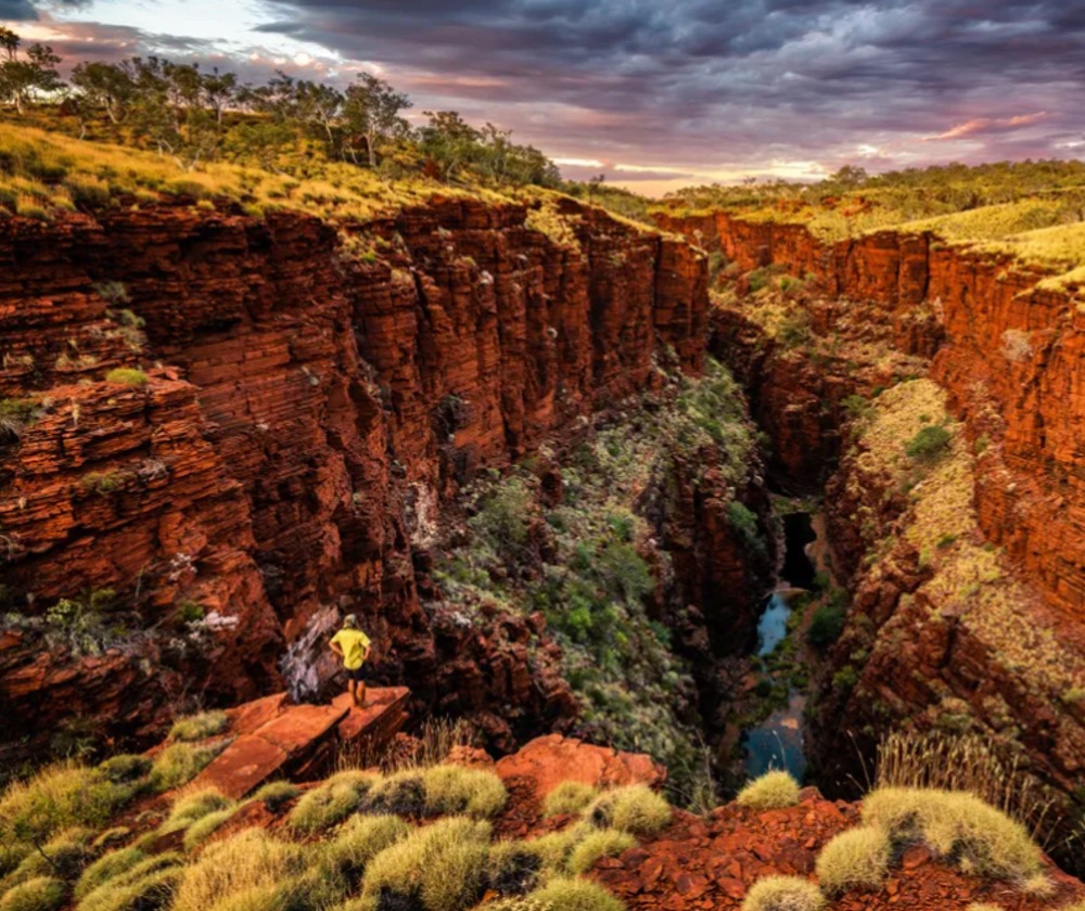 The Knox Gorge at Karijini National Park in the Pilbara region, Western Australia