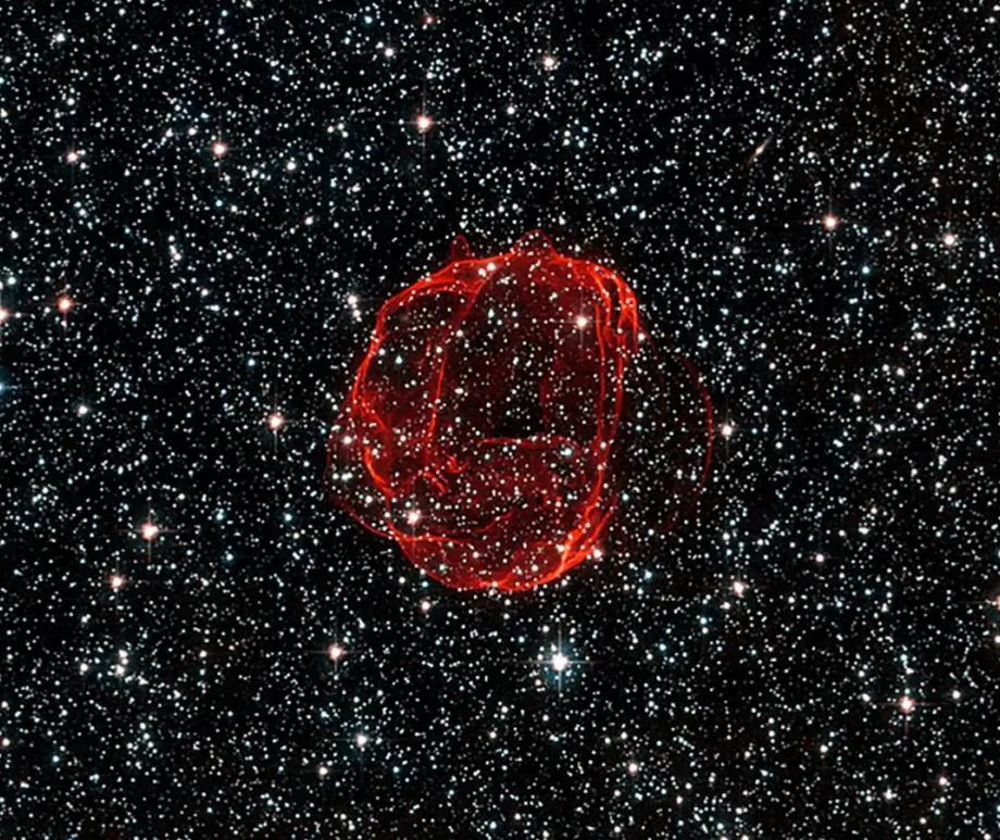 SNR 0519, the remnant of a supernova that exploded about 600 years ago