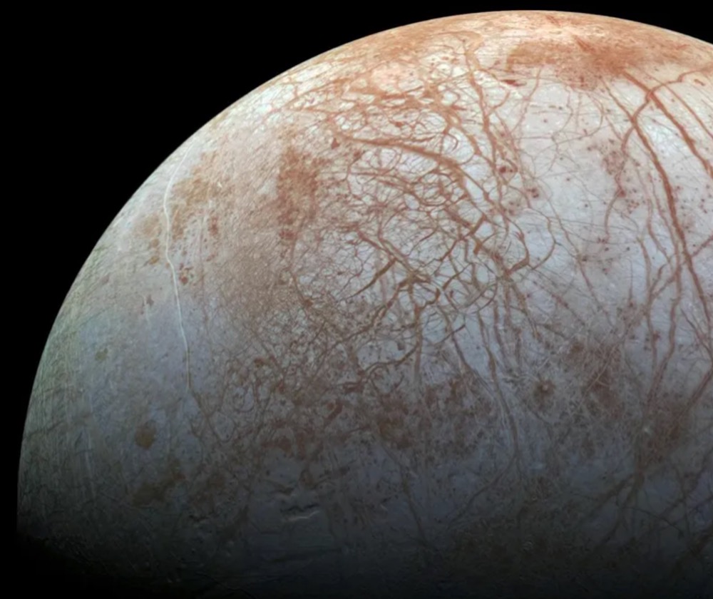 The icy Jupiter ocean moon Europa