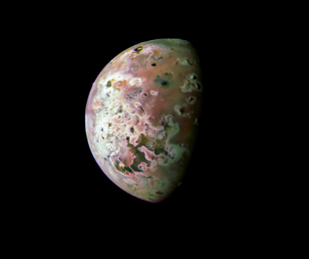 Io, in all of its volcanic glory