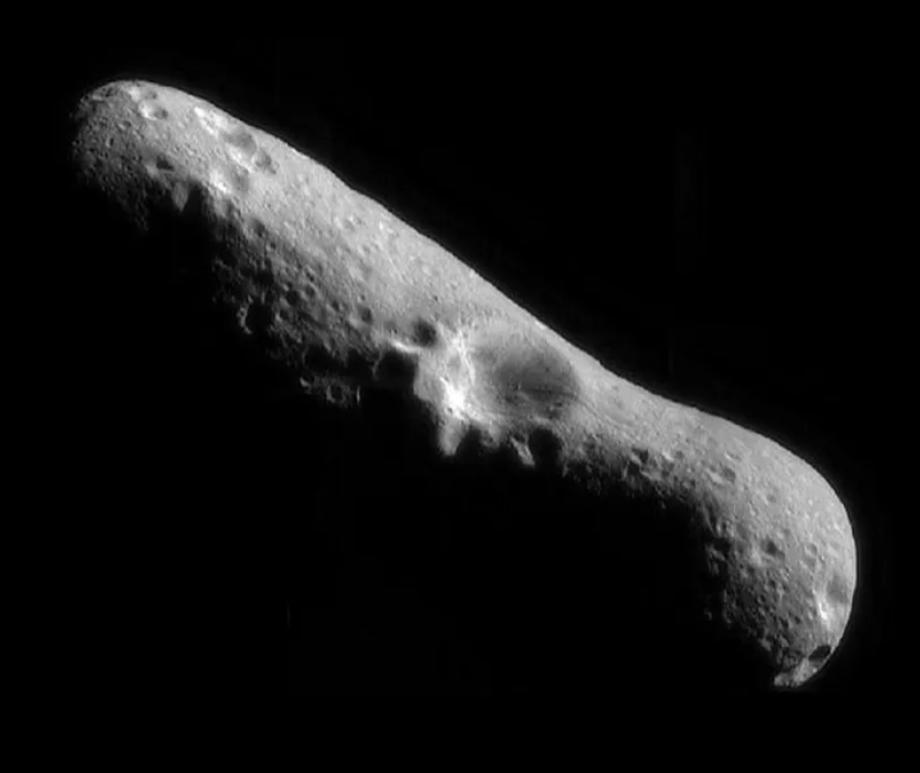 433 Eros, as seen by the NEAR spacecraft.