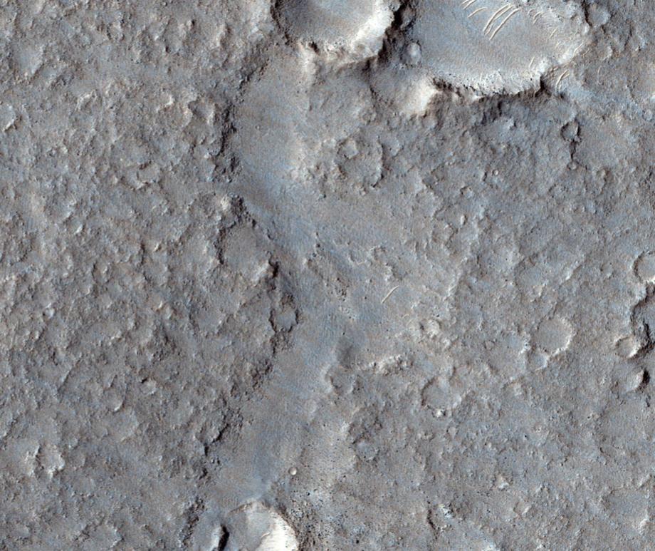 Ancient shoreline features hint that water on Mars once formed a vast ocean.