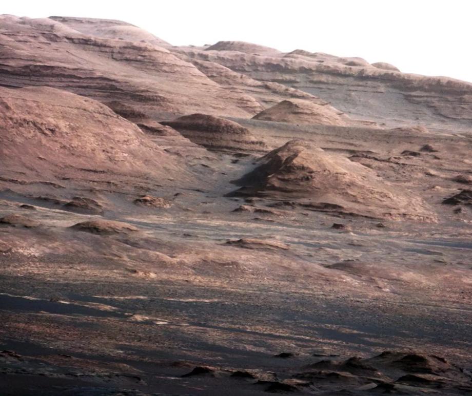 Dark splotches seen in this example of araneiform terrain are believed to be soil ejected from the surface by carbon dioxide gas plumes