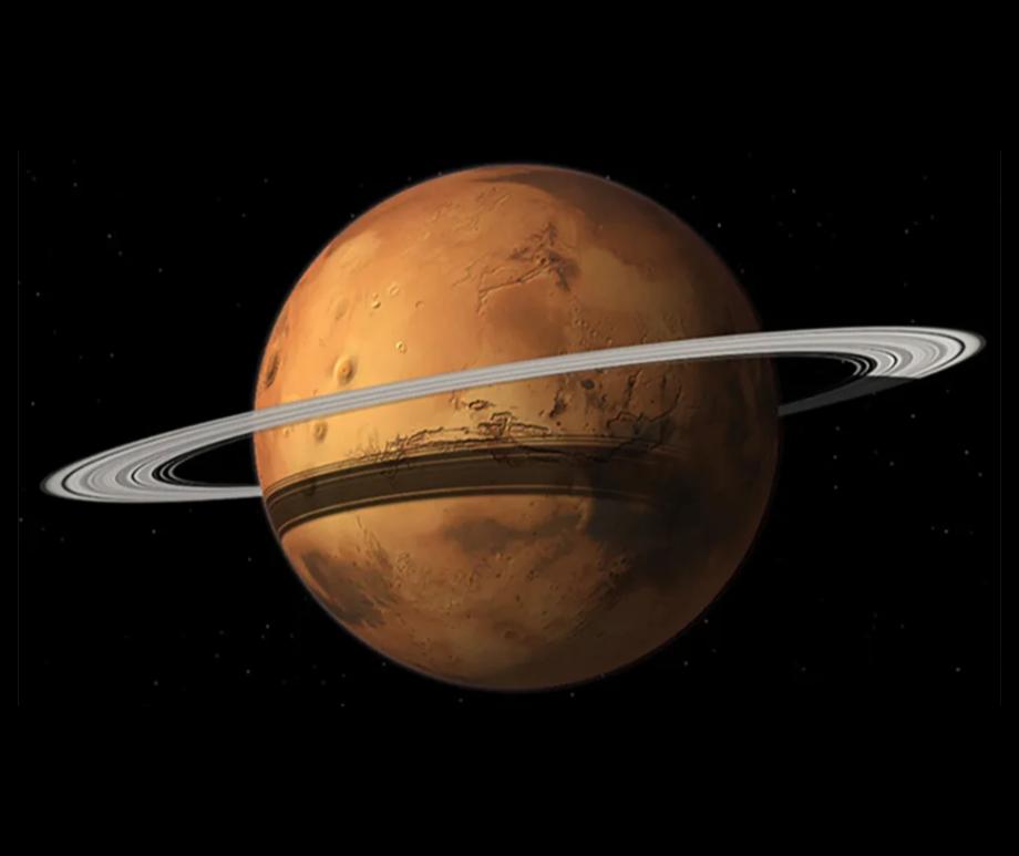 Did ancient Mars have rings, and could this explain the origins of its largest moon Phobos?