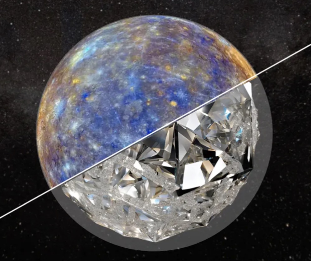 A colorful view of Mercury produced using images from the color base map imaging campaign during MESSENGER's primary mission