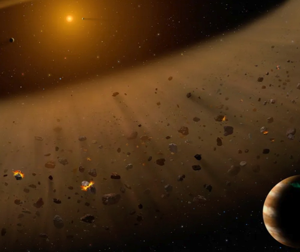 An illustration of the Kuiper Belt