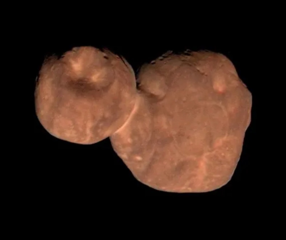 A composite image of Kuiper Belt Object Arrokoth