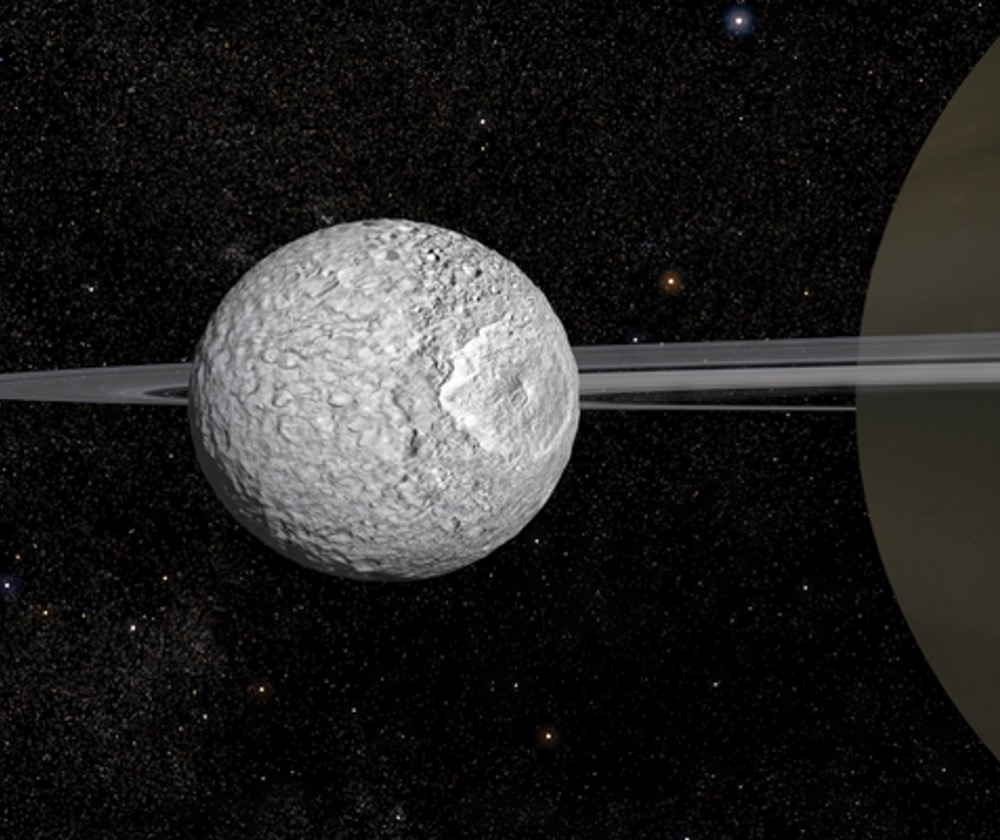 Mimas, a tiny moon of Saturn, might harbor an exceedingly young ocean beneath its icy crust