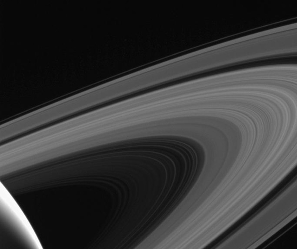 Saturn’s rings have gaps big and small. The larger ones can be seen in this 2017 image taken by NASA’s Cassini spacecraft