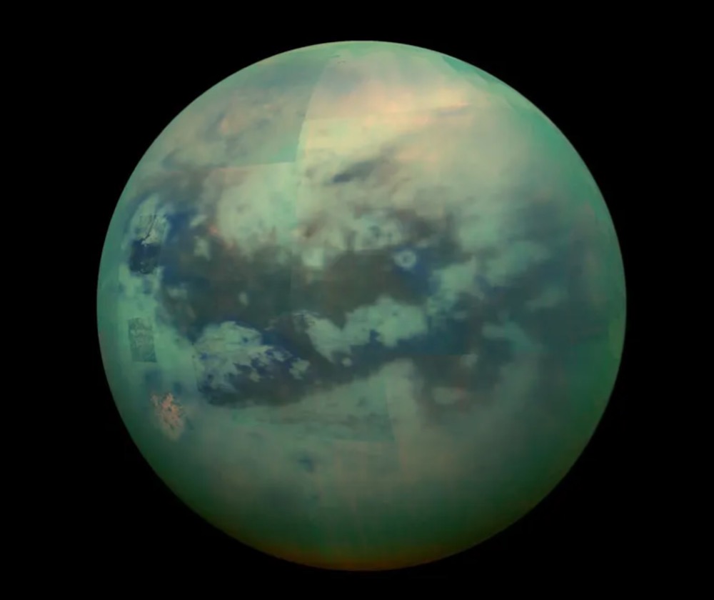 Titan as seen by the Cassini spacecraft