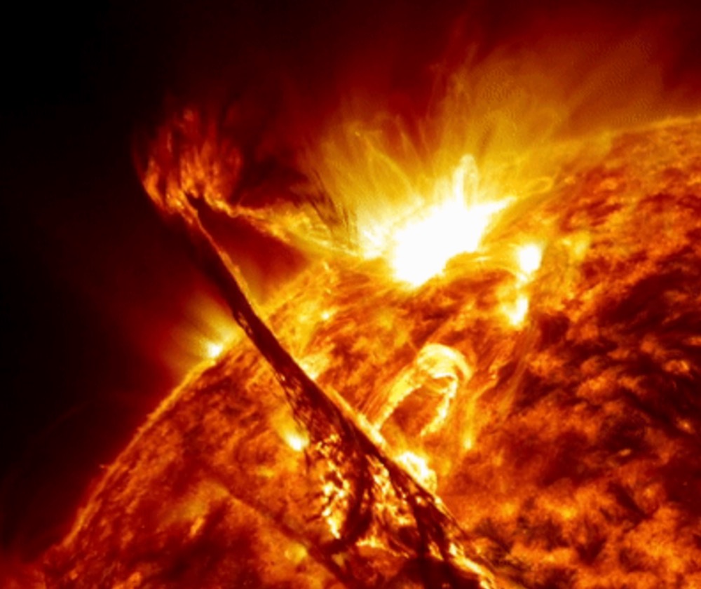 Solar maximum corresponds to heightened solar activity