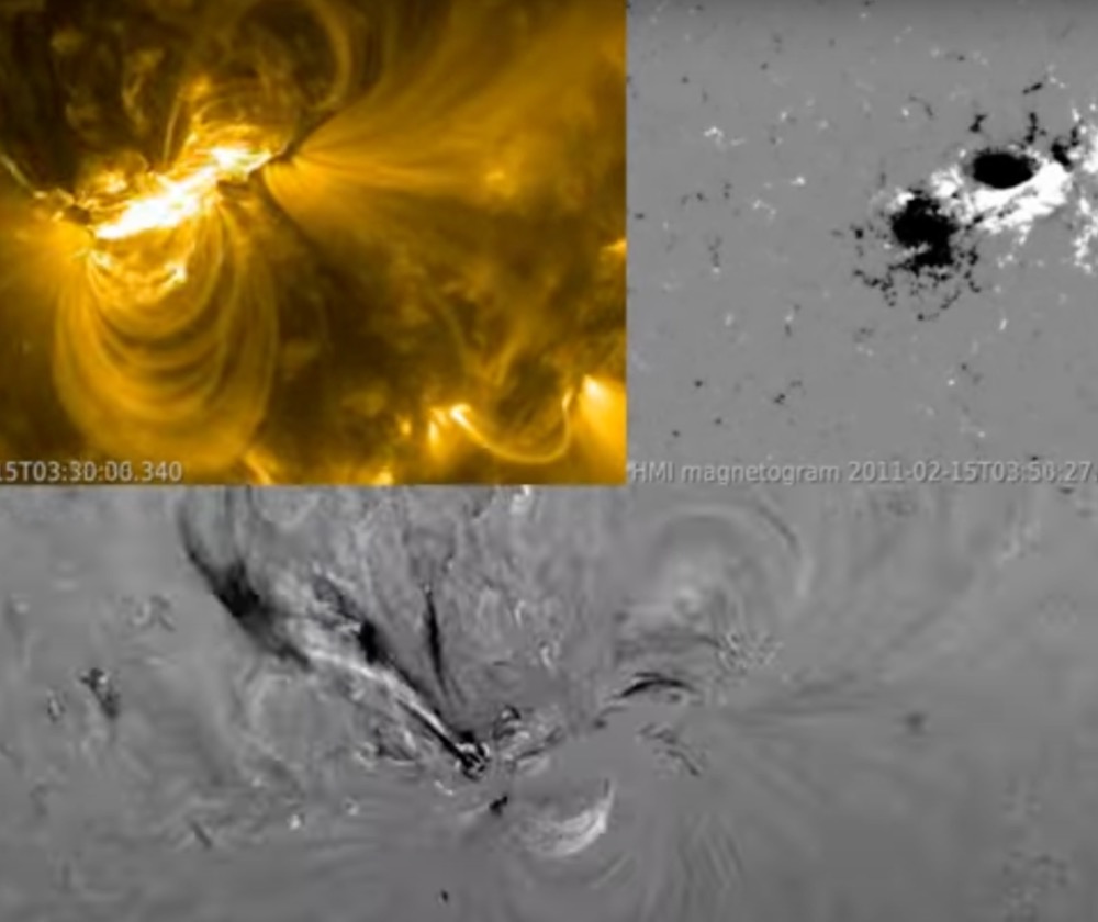 Active region outbursts that cause solar storms