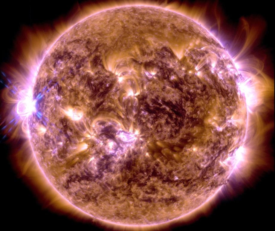 NASA’s Solar Dynamics Observatory captured this image of the Sun.