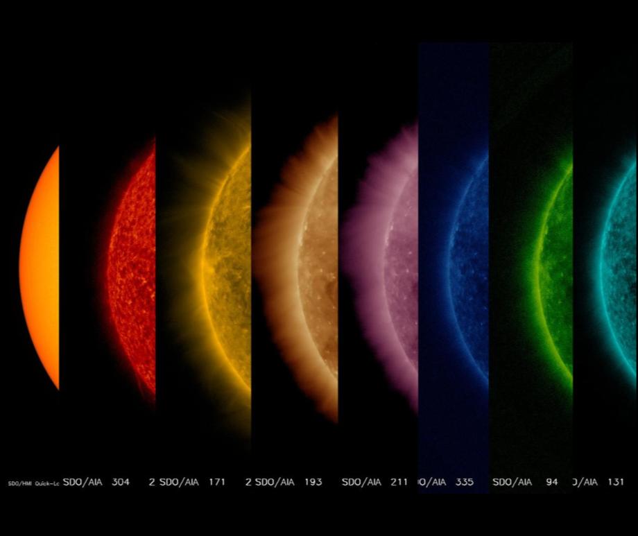 This artist's conception shows the boundary in the sun's atmosphere where the speed of the outward solar wind becomes faster than the speed of magnetic waves.