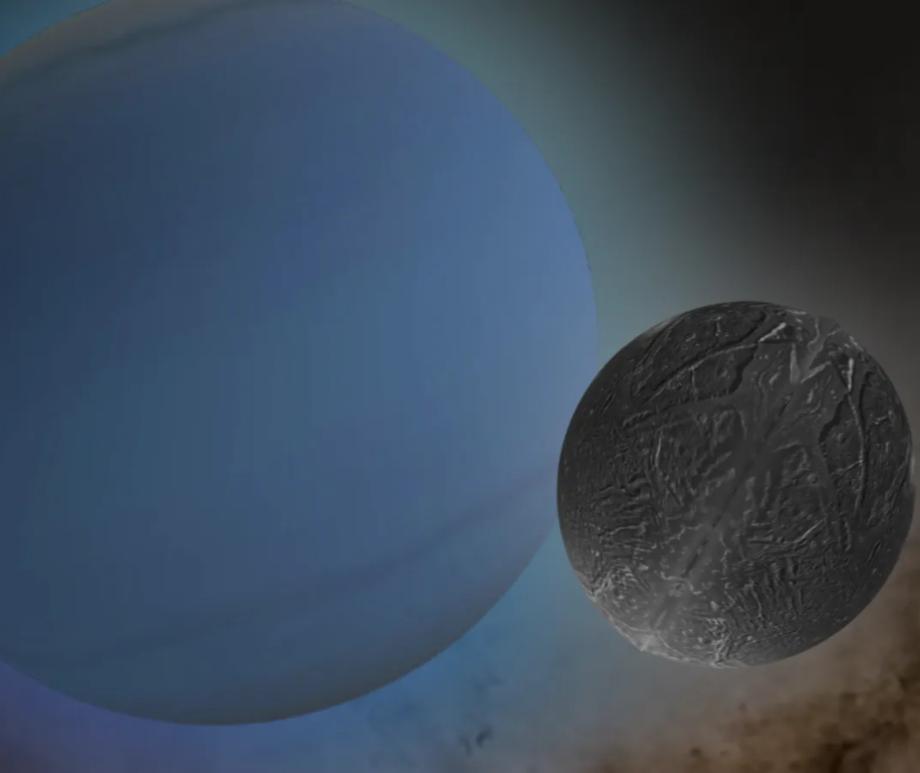 Ariel, Uranus' second-closest moon, shows bright, fractured terrain that may have formed above a vast ocean deep beneath its surface, new study suggests