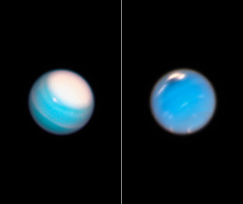 Dynamic image of Uranus and Neptune